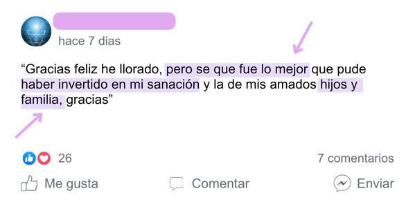 Testimonio: Lo mejor que pude haber invertido en mi sanación y la de mis amados hijos y familia