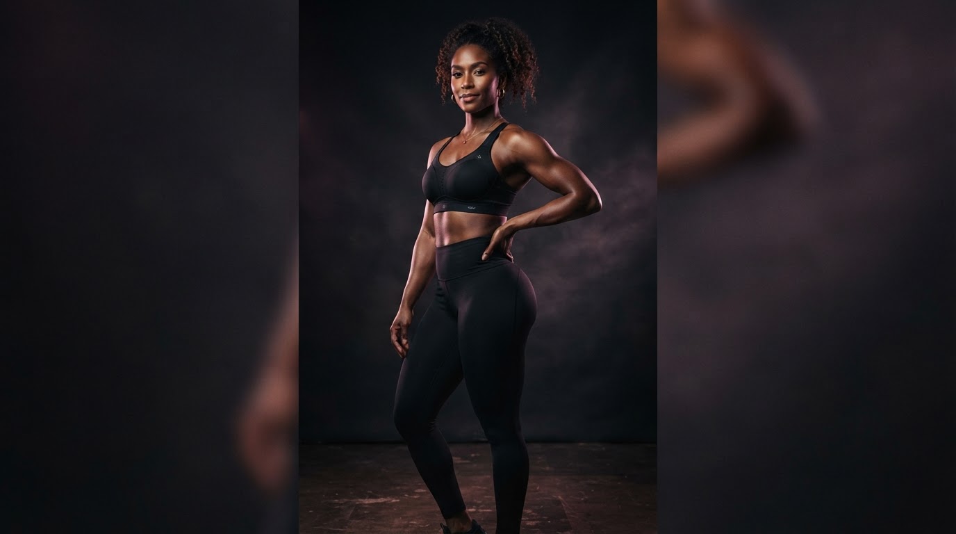 Real Black female transformation before and after progress