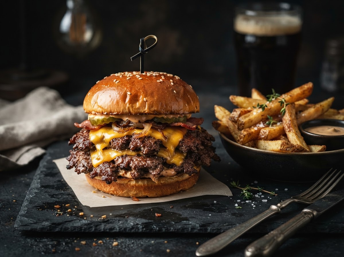 Hearty Smash Burgers