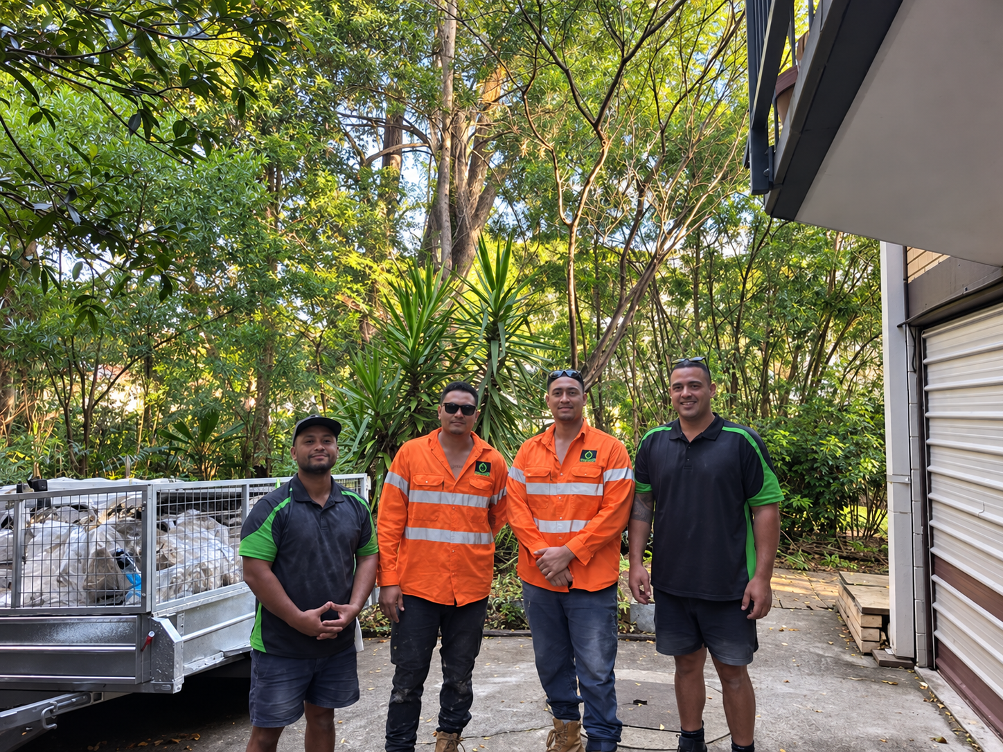 Albert and the ASAP Asbestos & Demolition team on site