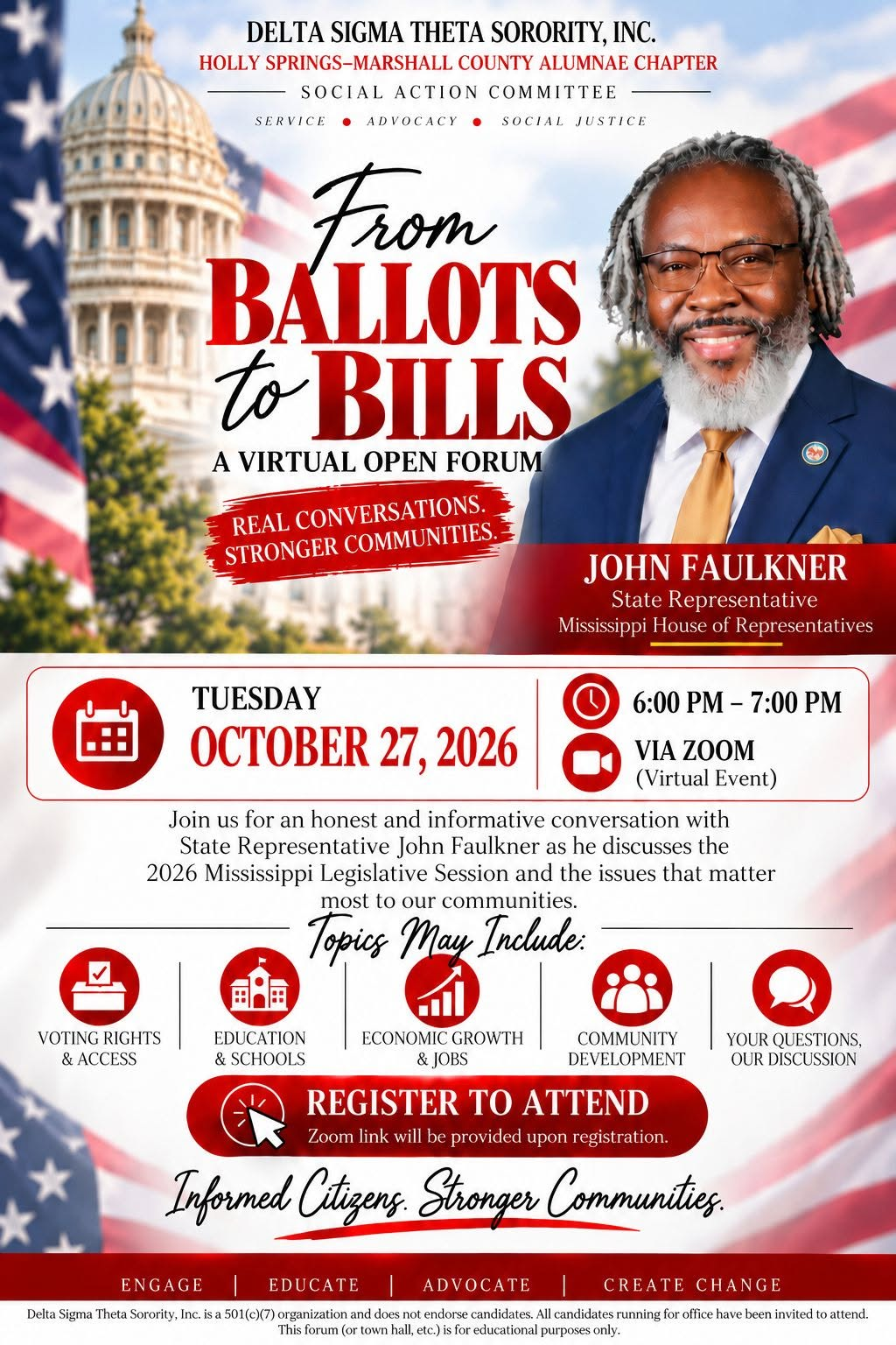 From Ballots to Bills: A Virtual Open Forum