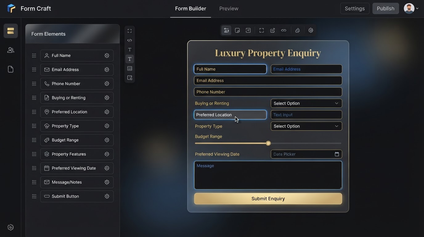 Lead Capture & Form Builder