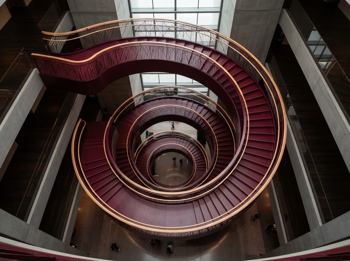 Know your numbers — architectural staircase