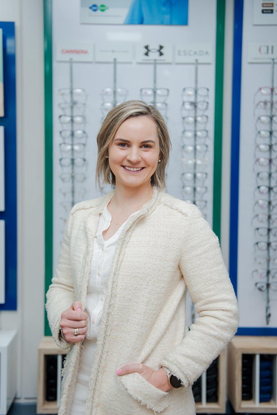 Photograph of Carike Alberts, Optometrist at BAYEYEQ