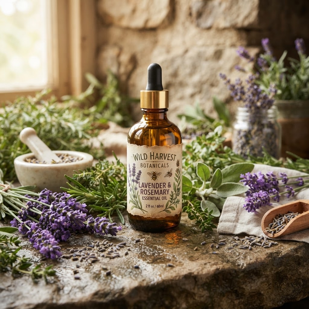 Wild Organic Lavender & Eucalyptus Oil