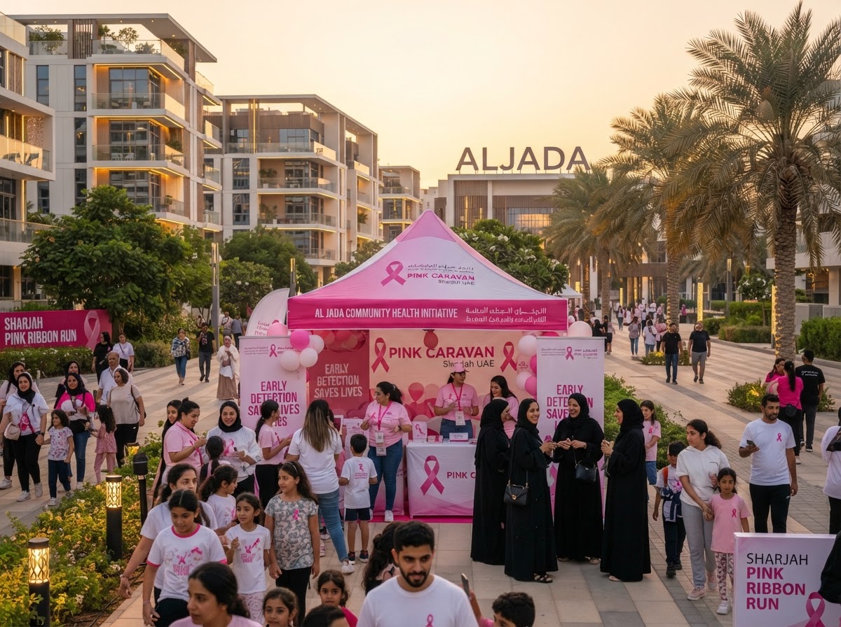 Pink October launch event at Al Jada, Sharjah