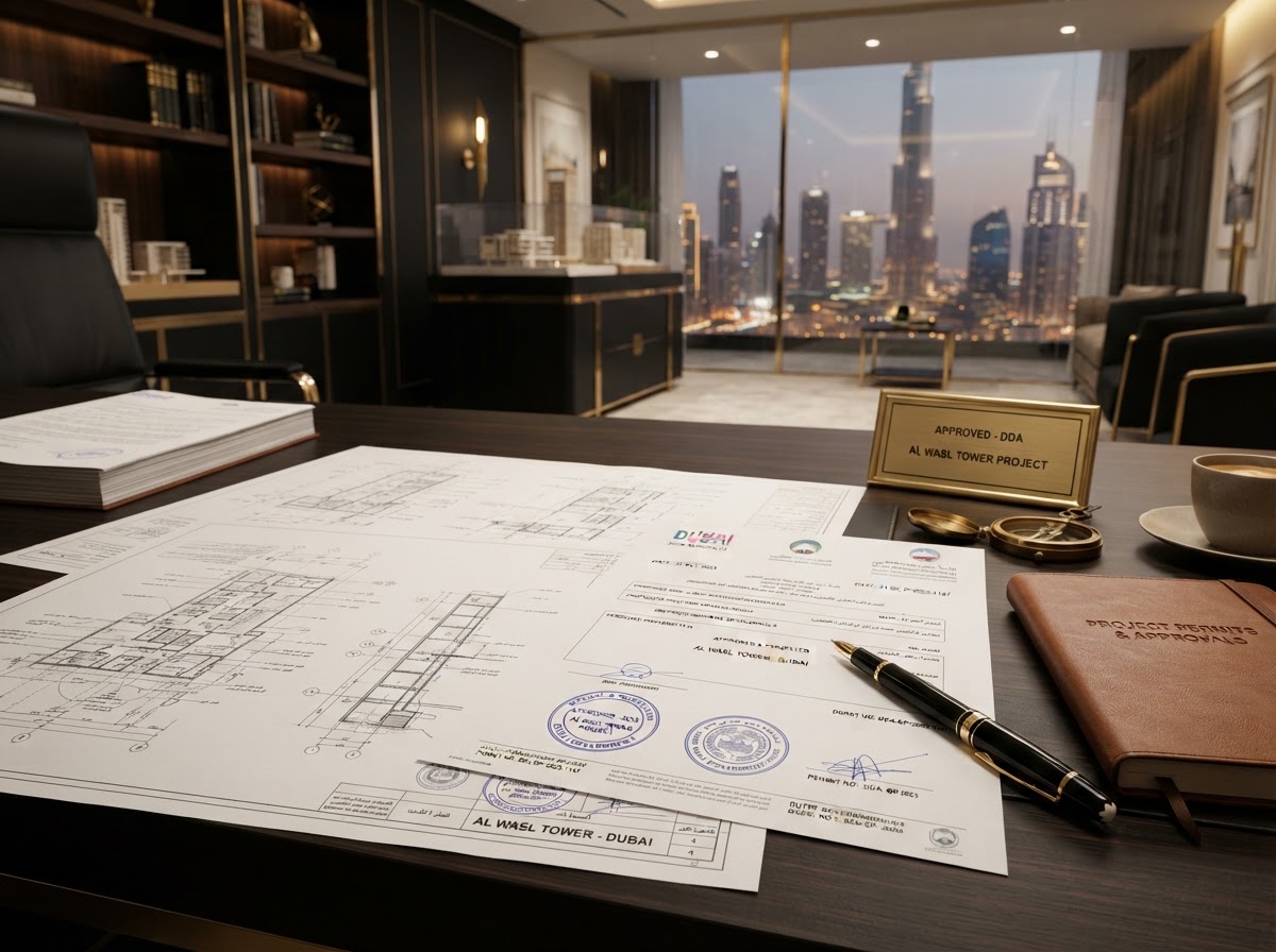 Authority Approvals by Falcon Interior in Dubai