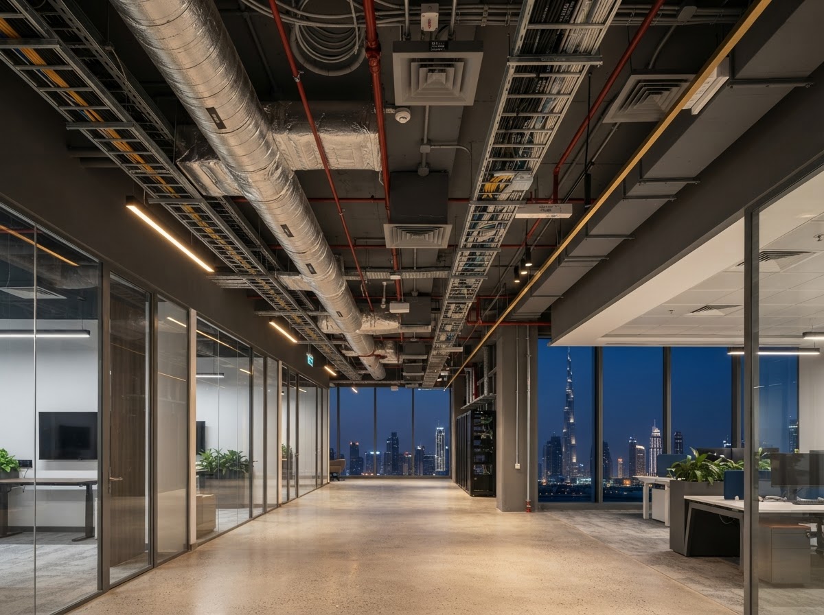 MEP, HVAC & Lighting by Falcon Interior in Dubai