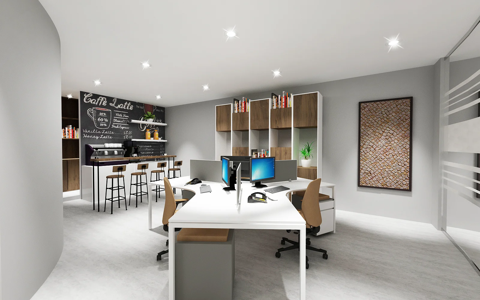 VOEDSEL Tobacco International Office Fit Out interior detail