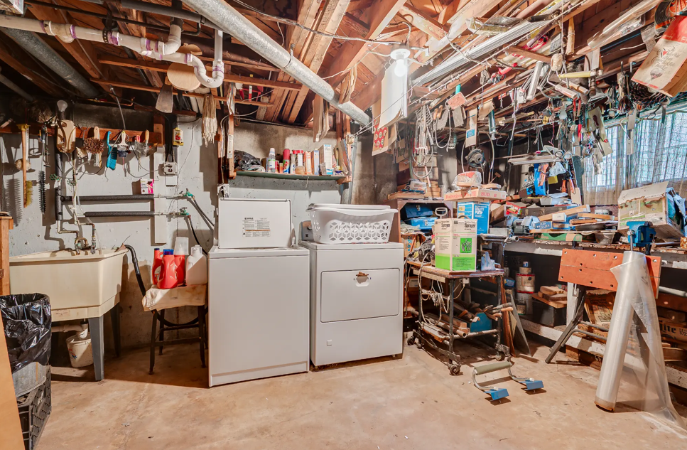 Utility, Laundry & Workshop Area