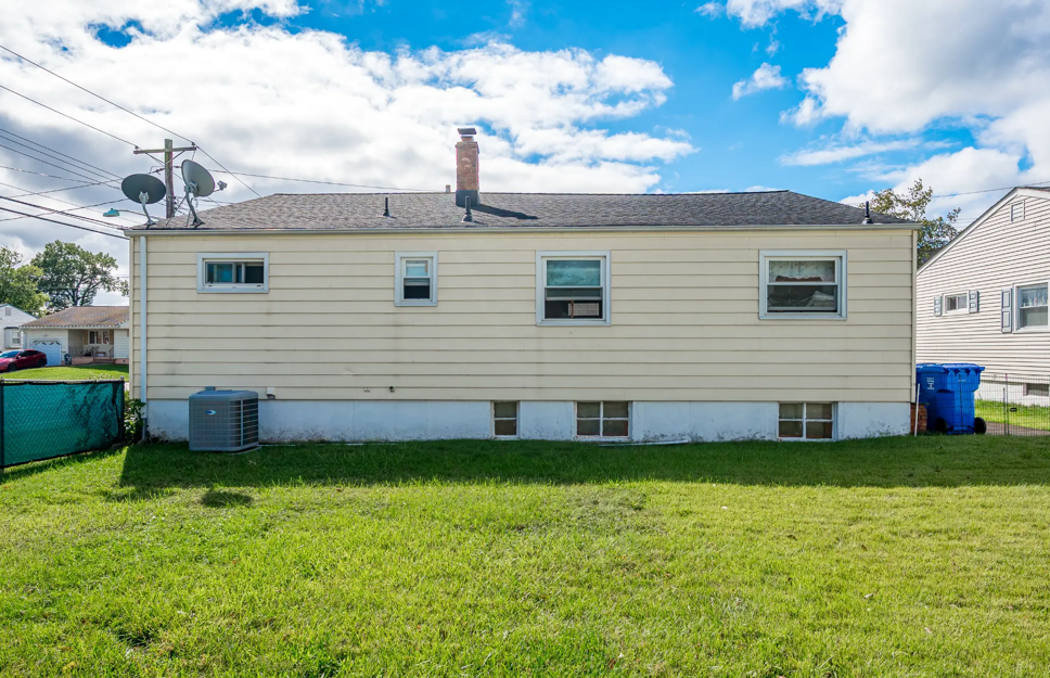Rear Exterior & Architectural Elevation