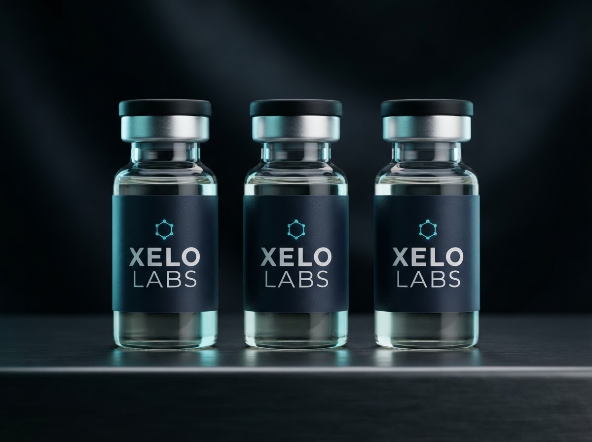 Xelo Labs research peptide vials