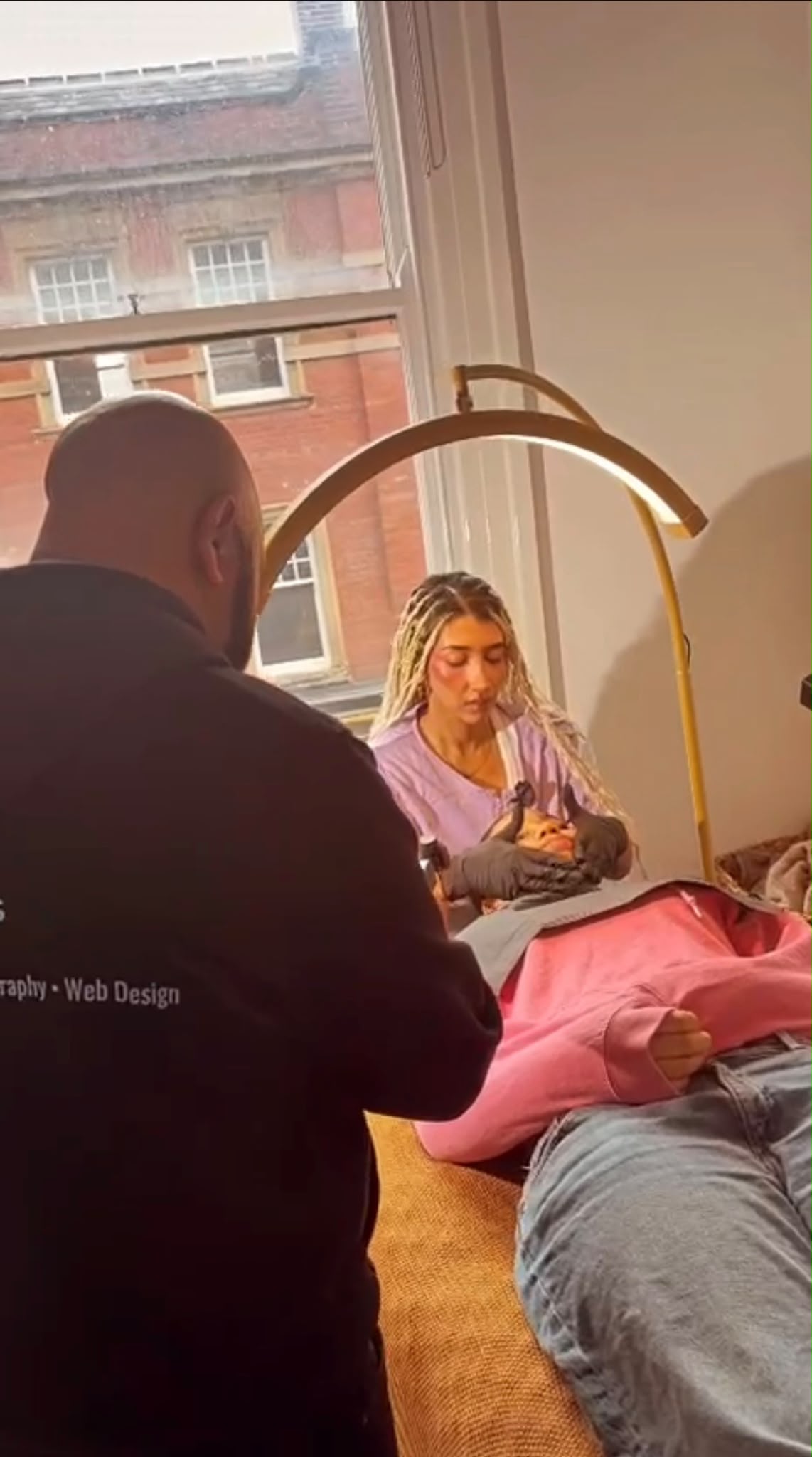 ignite webs In-Clinic Content Shoot - Dedicated Team Filming Aesthetician