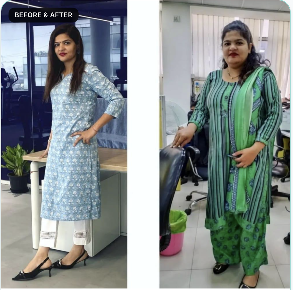 Pooja S. transformation result