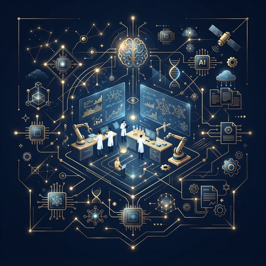 Research & Emerging Technologies — online technical programme visual for Research, innovation and emerging tech trends.