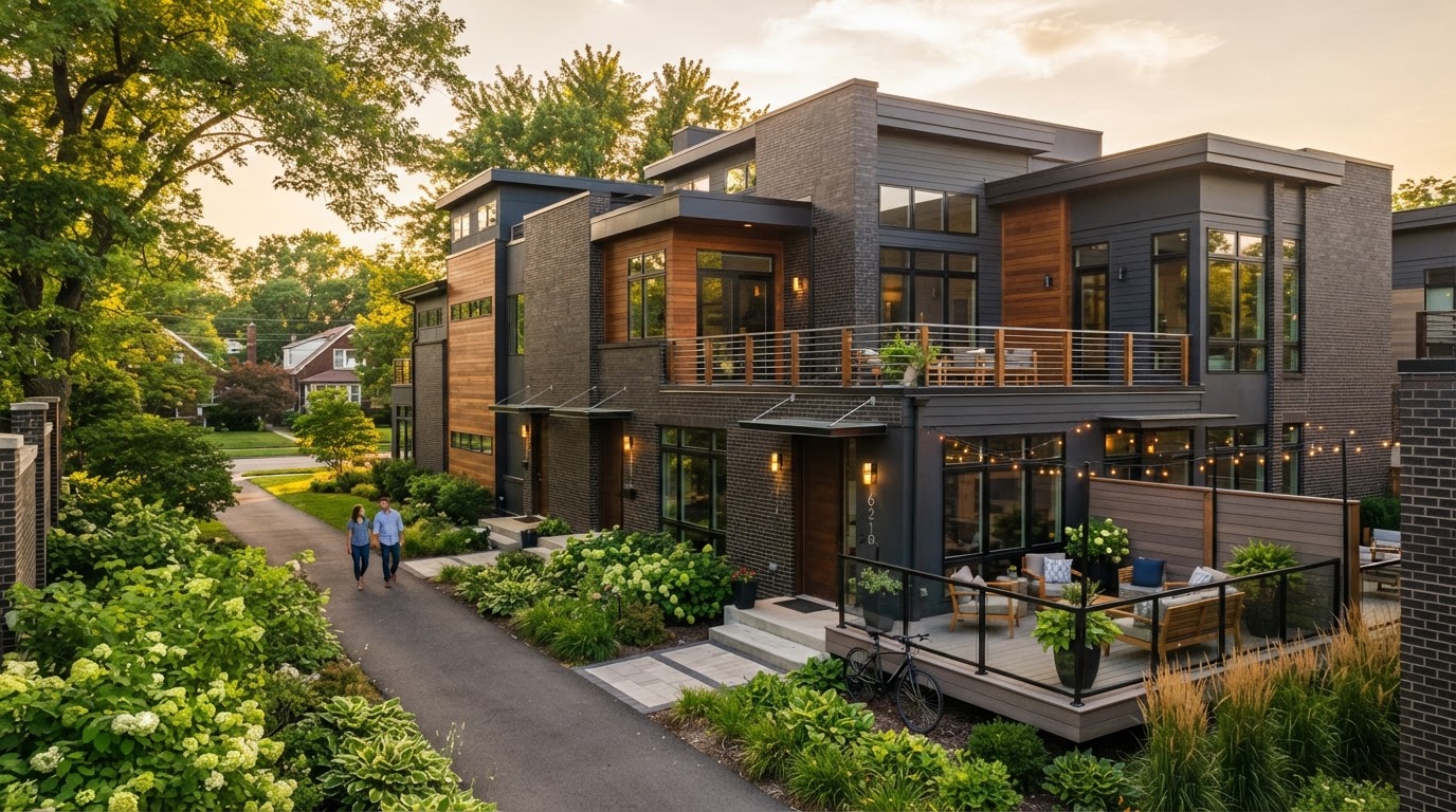 The Win Townhomes — 24 Class A units in Broad Ripple, Indianapolis, IN