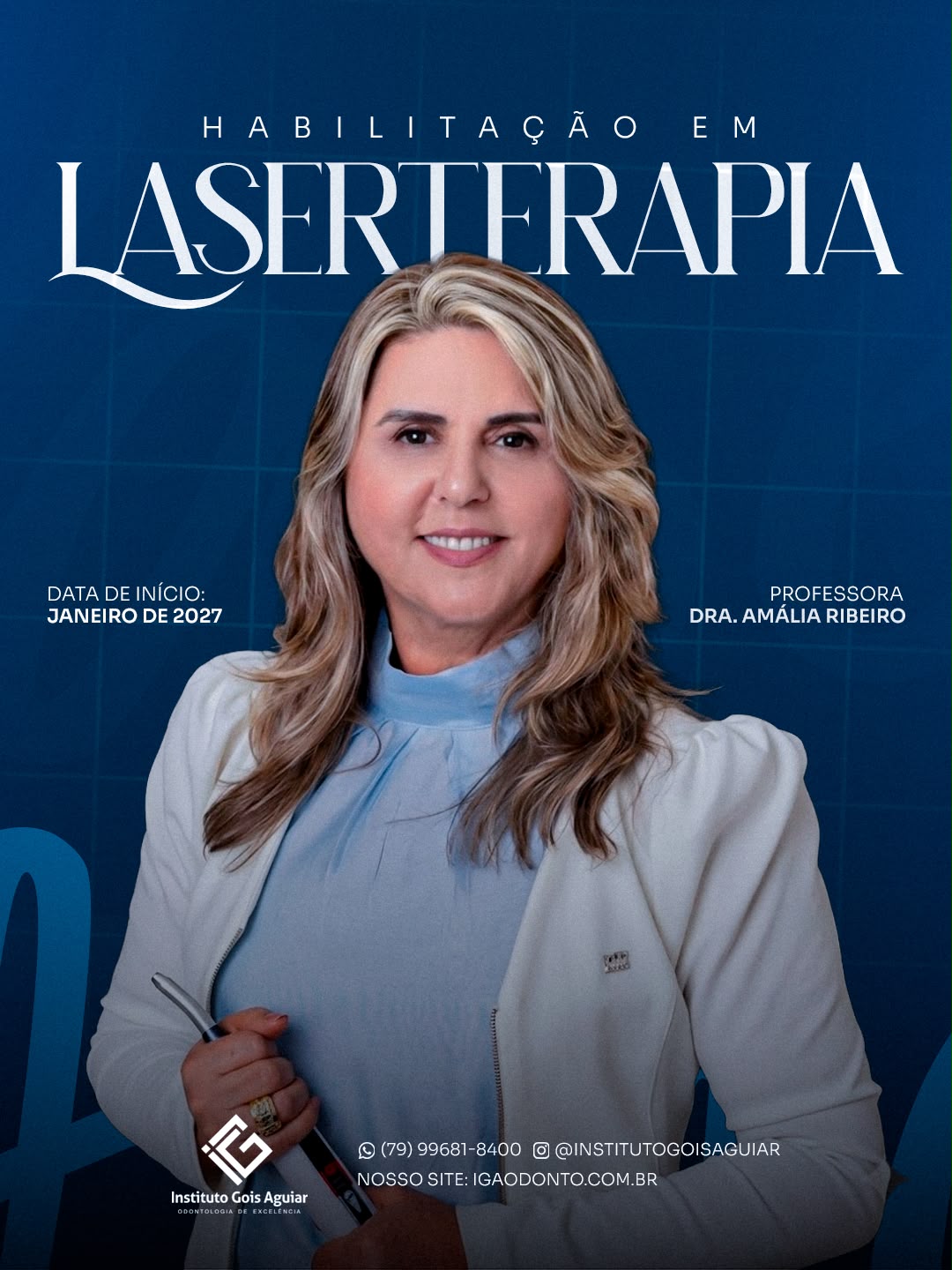 Arte Oficial - Habilitação em Laserterapia - Instituto Gois Aguiar