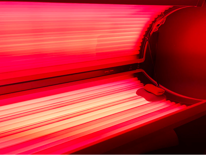 Red Light Therapy at UV Bronze tanning salon