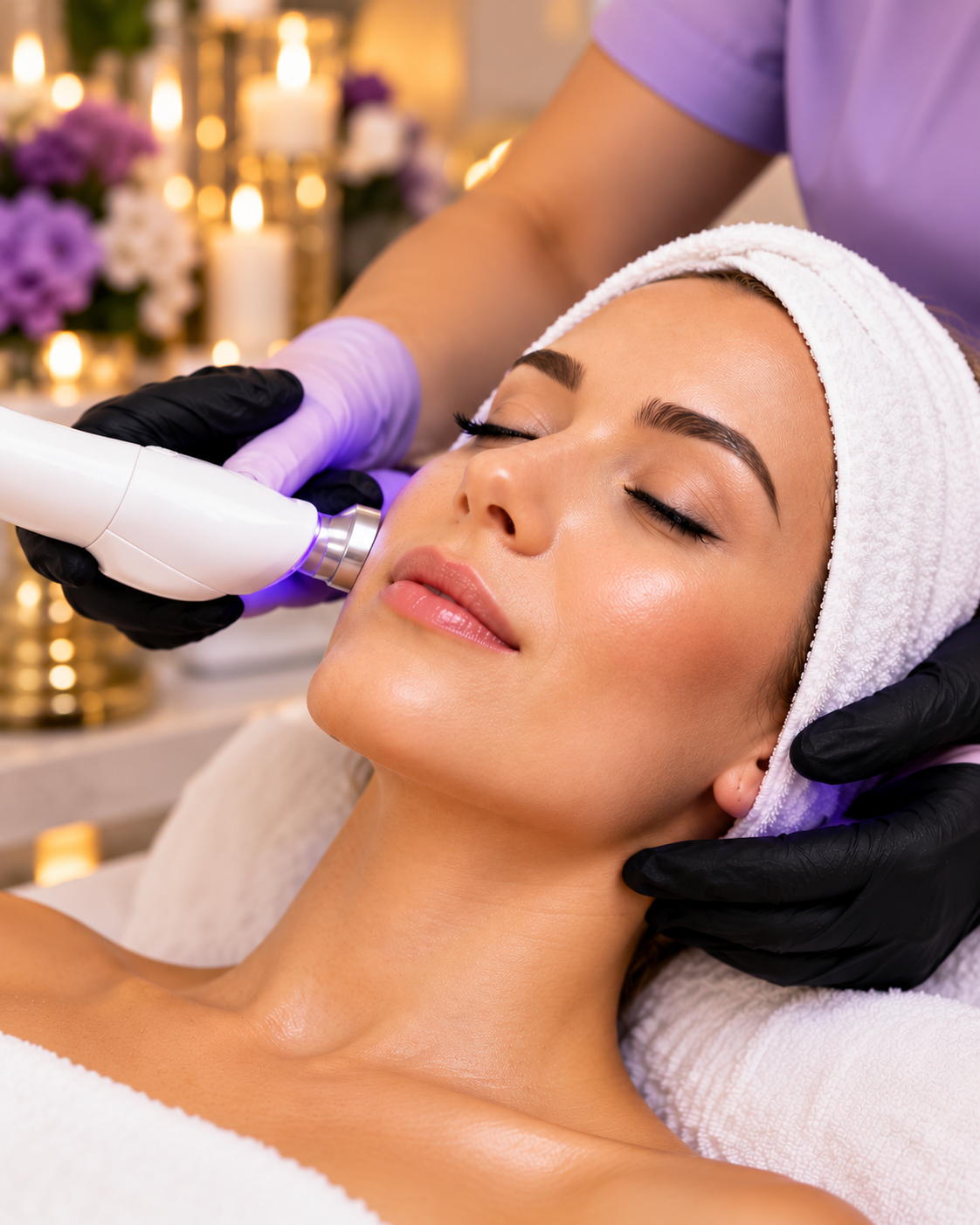 Spa facial treatment