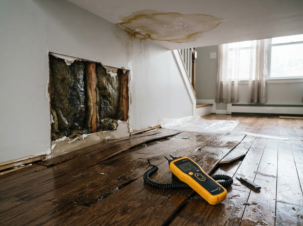 Residential water damage restoration near Seneca