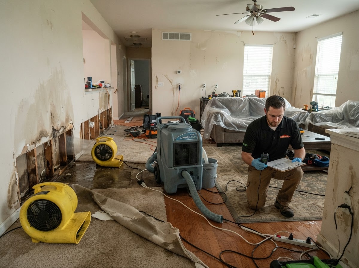 Structural drying and dehumidification near Seneca SC