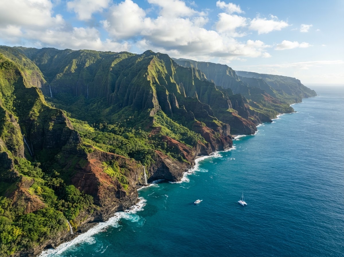 Nāpali Coast Emerald Pinnacles