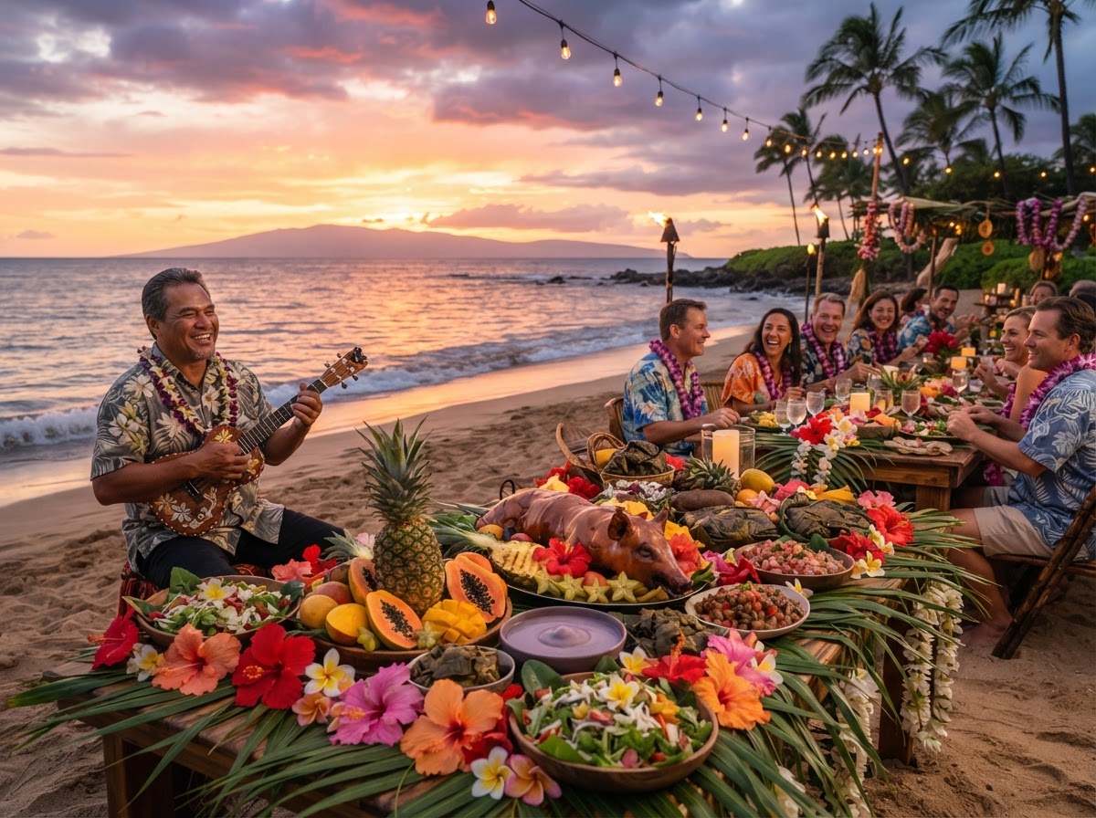 Hawaiian Luau Feast and Culture