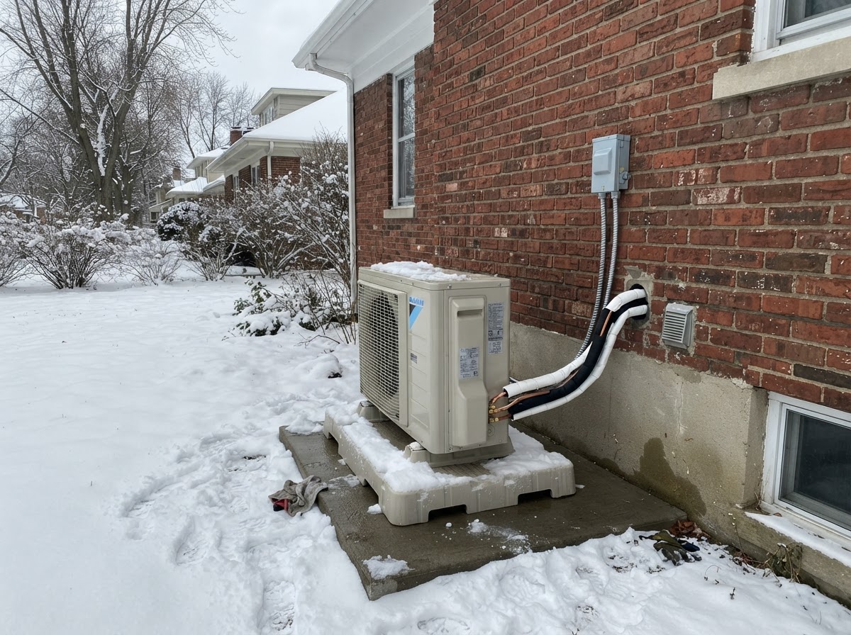 Heat Pump & Dual-Fuel Systems — job-site photo