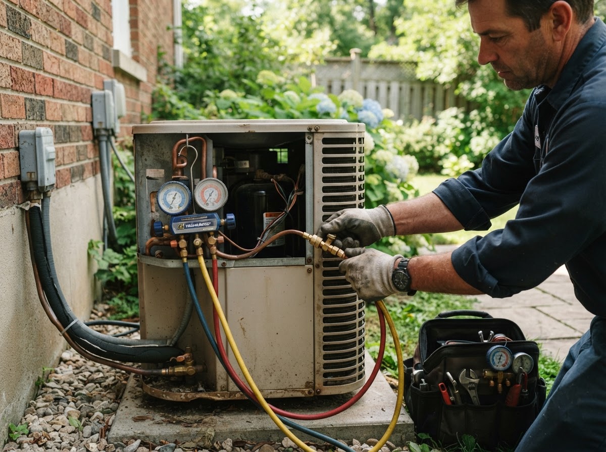 Air Conditioning Repair & Installation — job-site photo