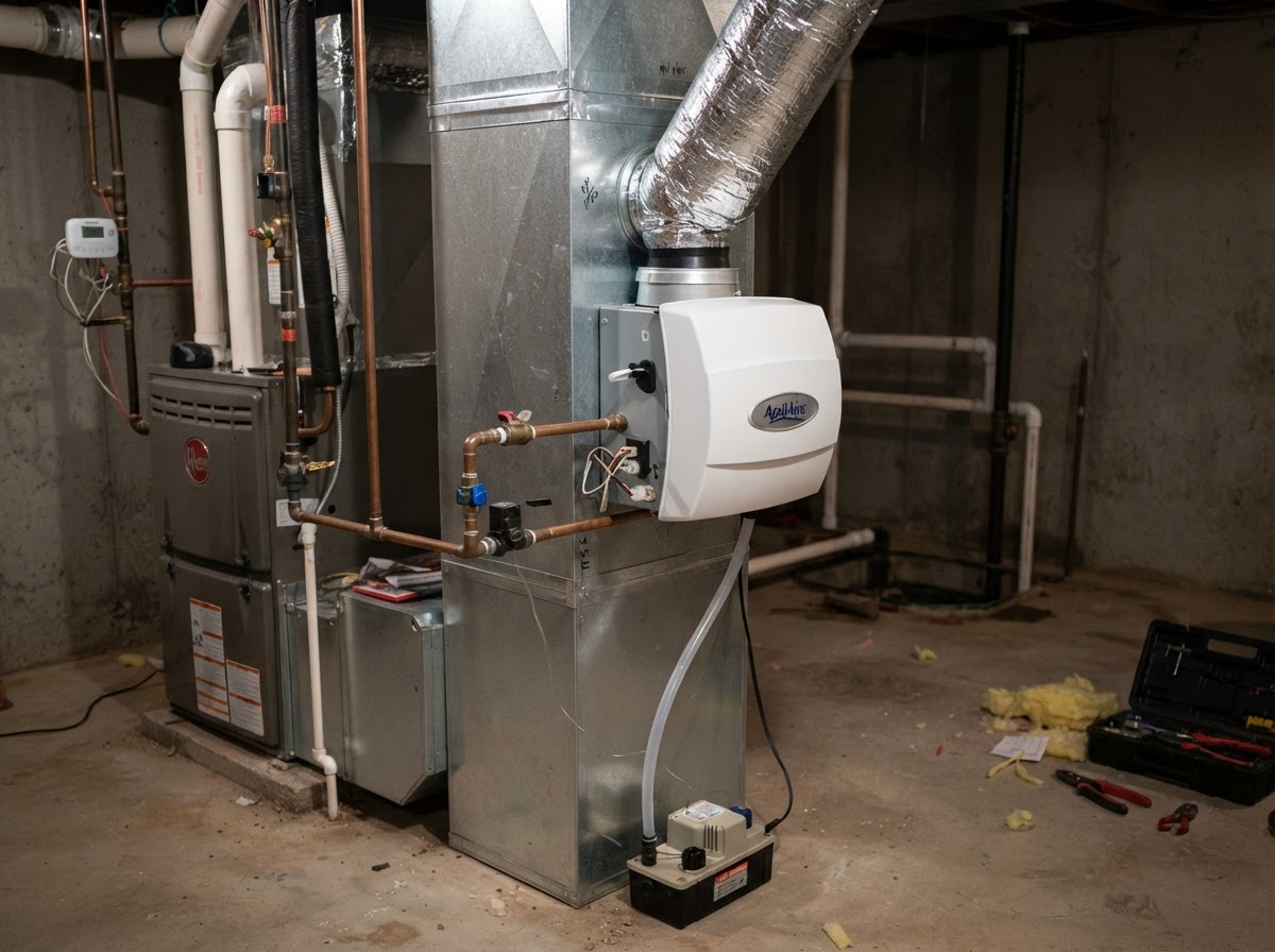 Humidifier & Dehumidifier Service — job-site photo