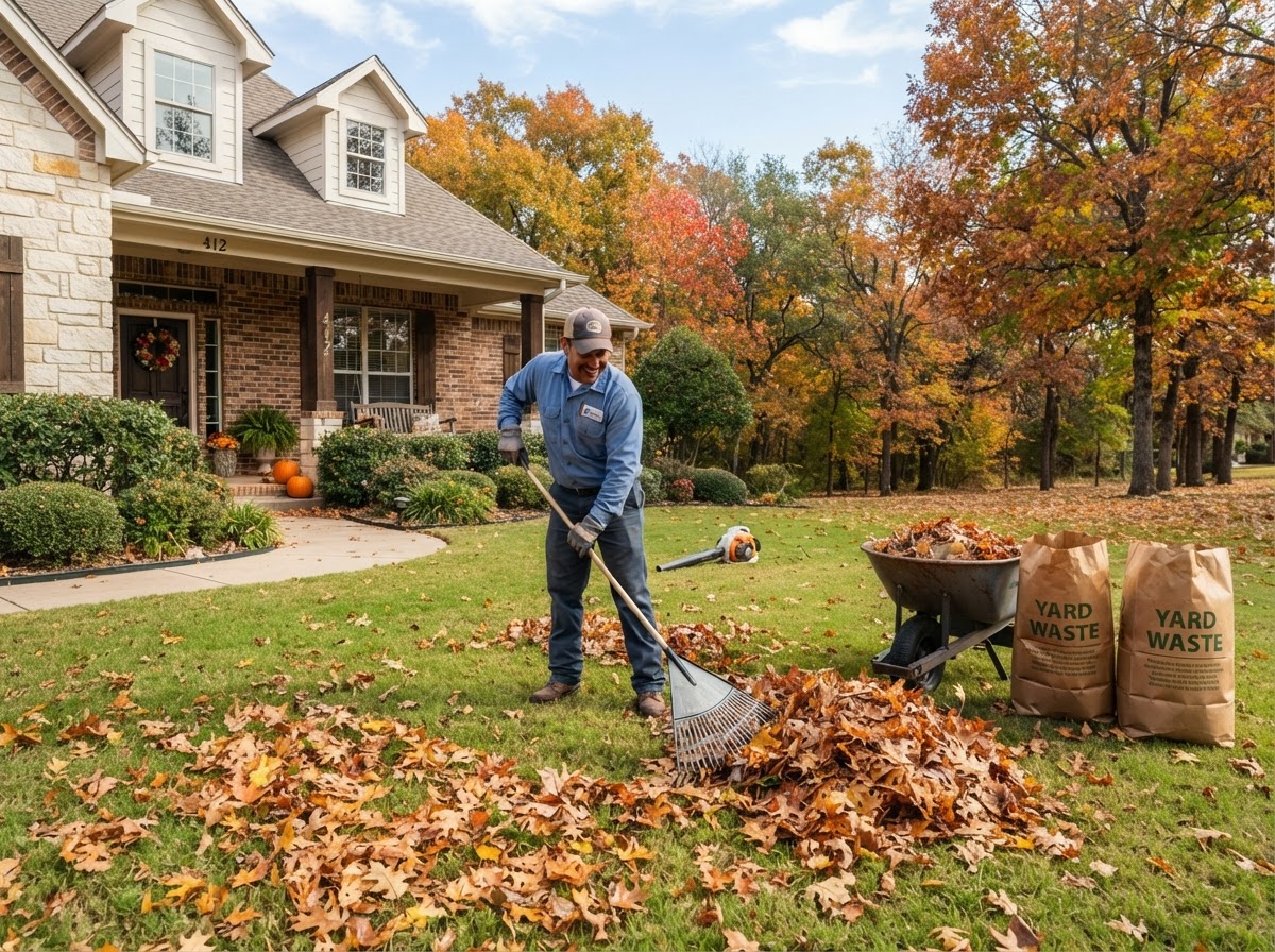Seasonal Cleanup (Spring & Fall) performed by the Lone Star crew