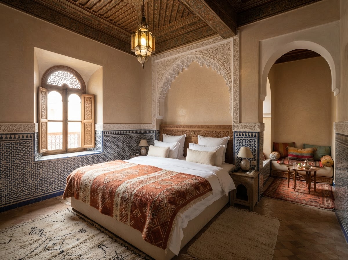 Zellige Suite at Riad Dar Amina, Fes
