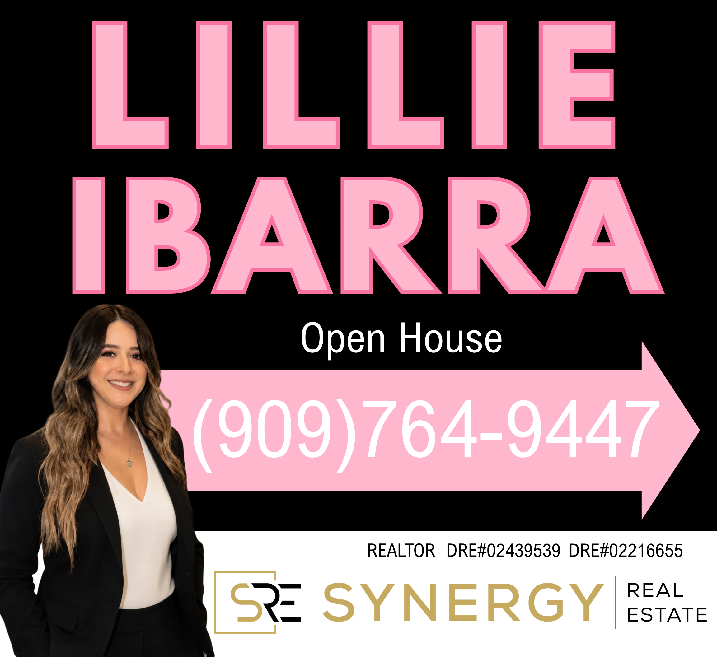 Lillie Ibarra 30 Signs Mega Open House Sign