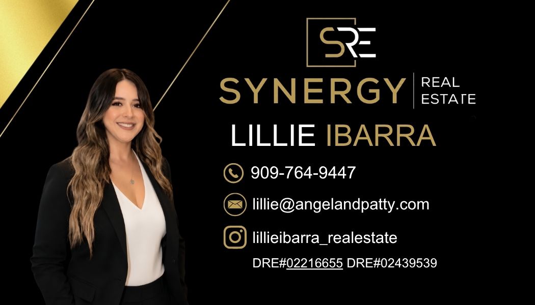 Lillie Ibarra Realtor Business Card Synergy Real Estate