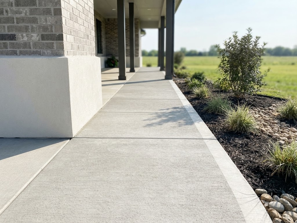 Walkways & Sidewalks concrete installation work