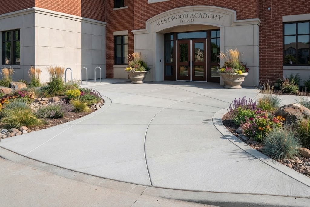 Commercial Concrete concrete installation work