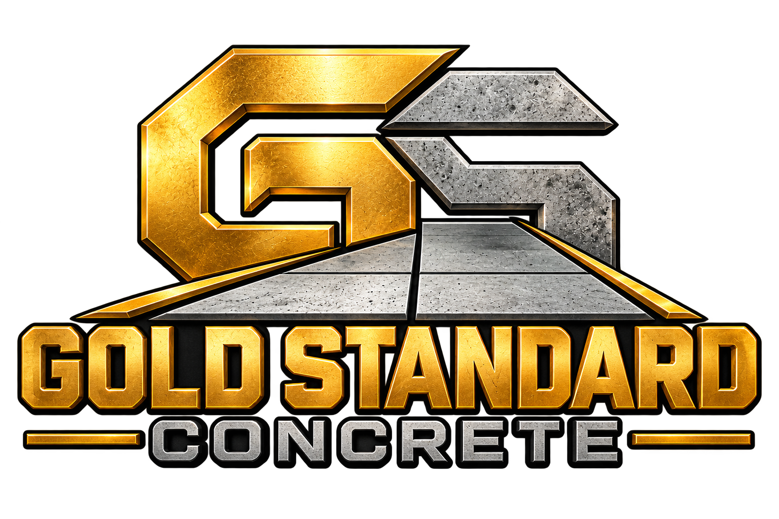 Gold Standard Concrete Logo