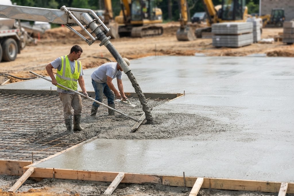 Concrete Slabs & Foundations concrete installation work