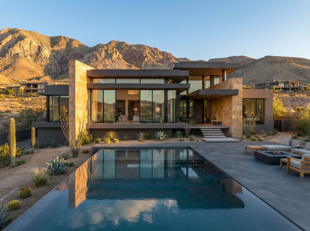 Newly constructed SevenO2 custom residence in Las Vegas