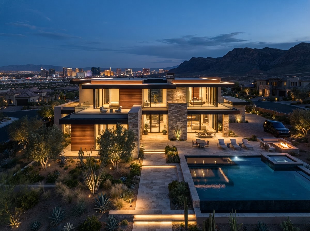 Architectural design visualization at The Summit, Las Vegas