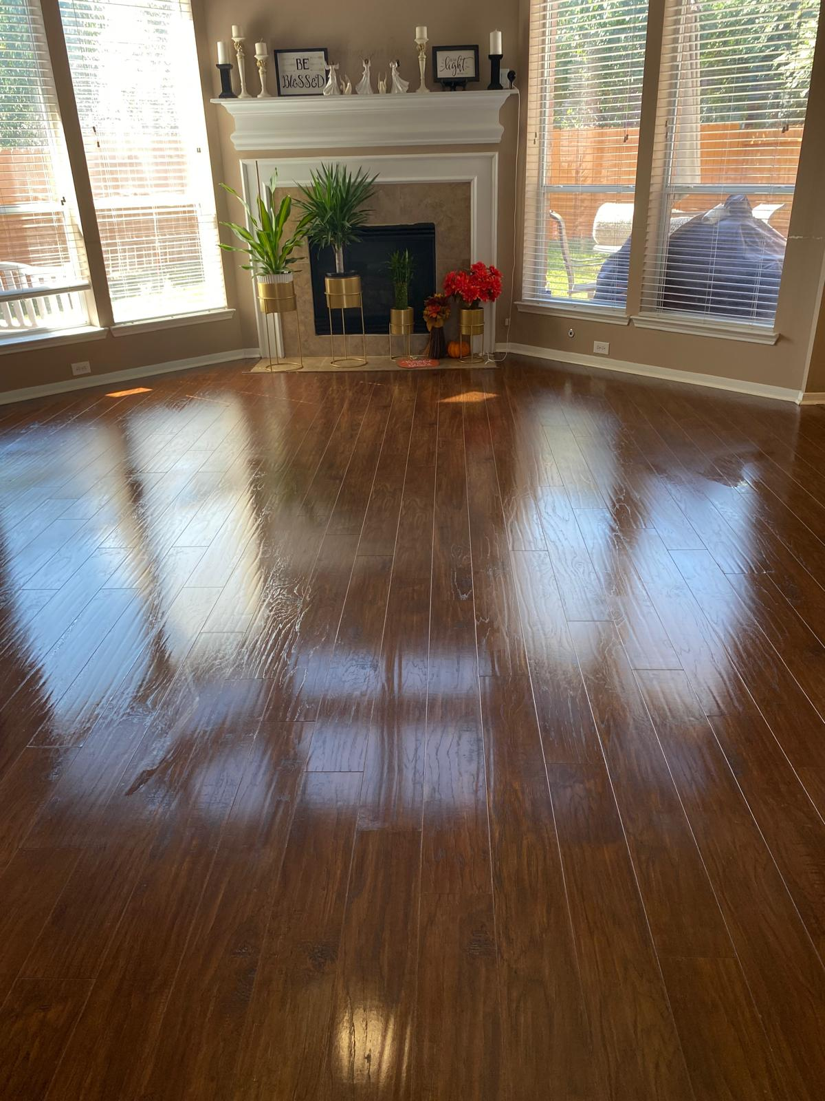 Residential Floor Cleaning project in Pearland