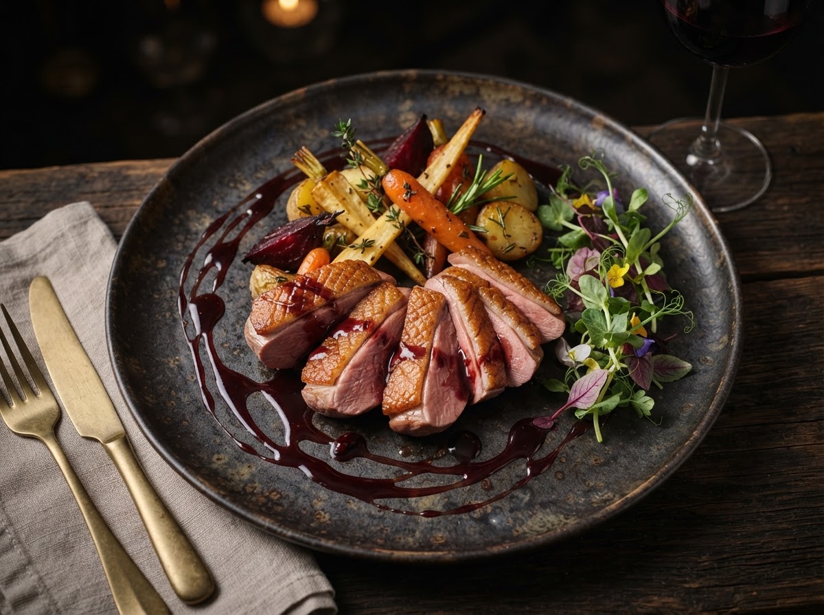 Pan-Seared Duck