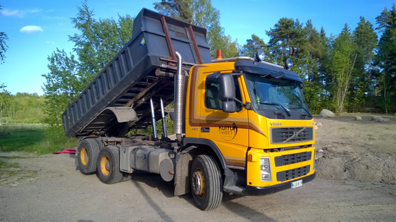 Volvo maansiirto- ja sulatuskuorma-auto — Avaimet käteen toimitukset, Kuitutähdet
