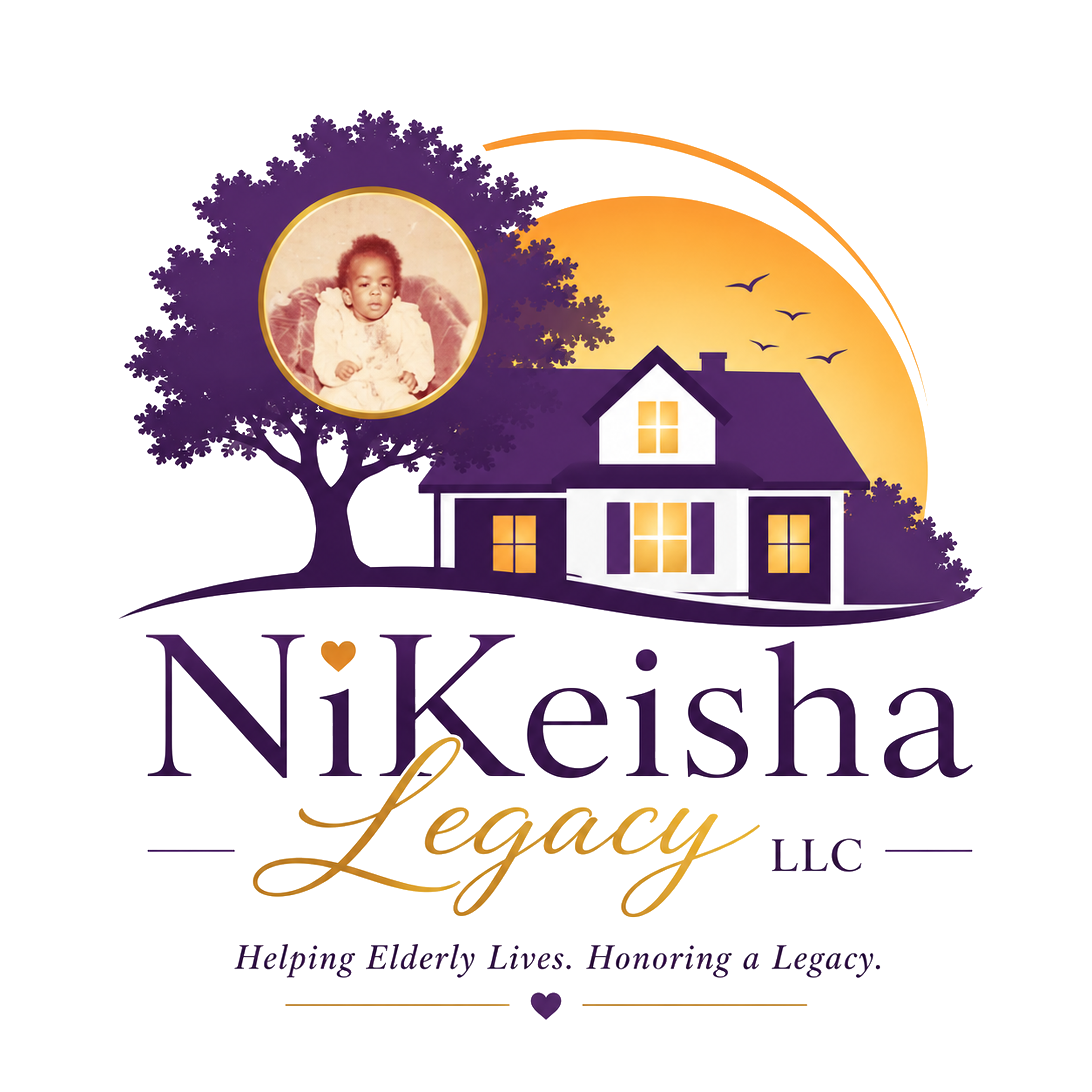 NiKeisha Legacy LLC Logo - Helping Elderly Lives. Honoring a Legacy.