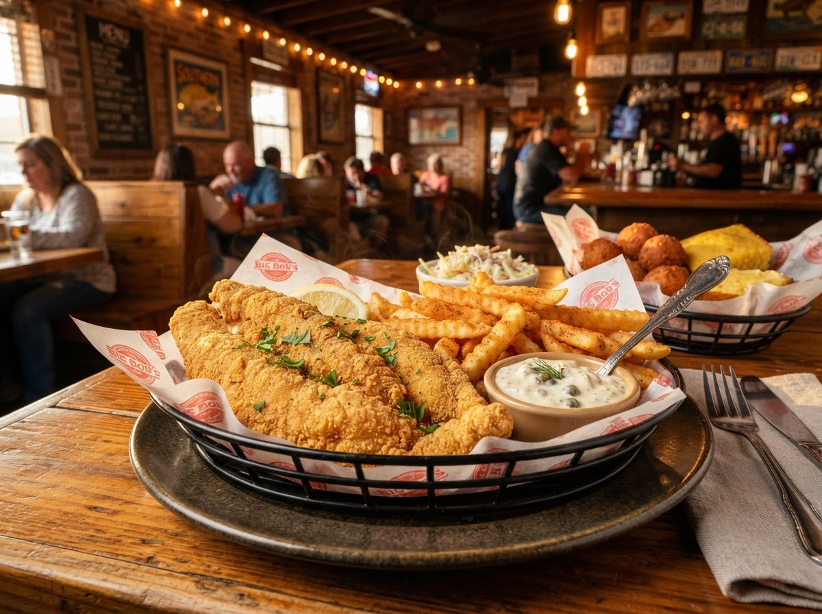 Cornmeal Catfish Basket