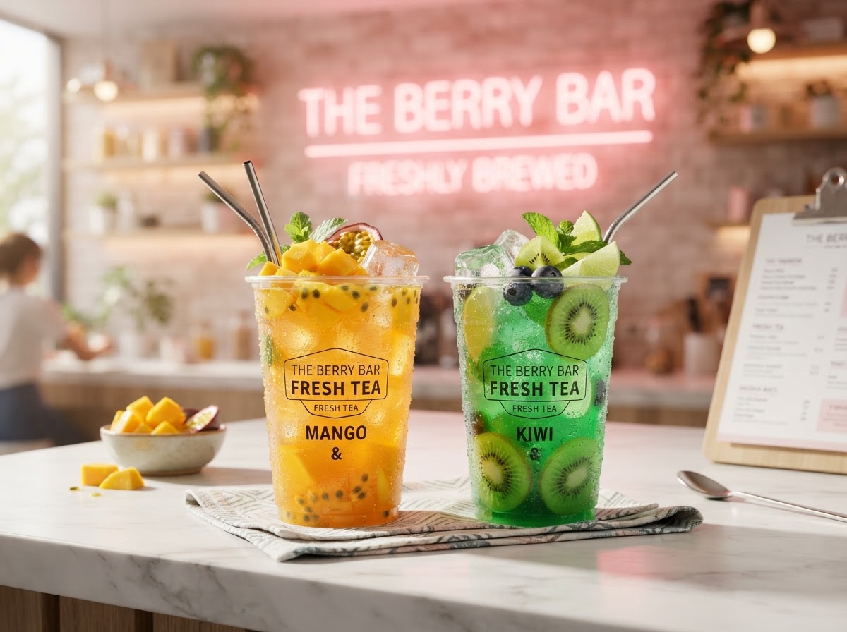Kiwi Fruit Tea from Bàng Bàng Chicken St. Peters — Boba & Fruit Teas