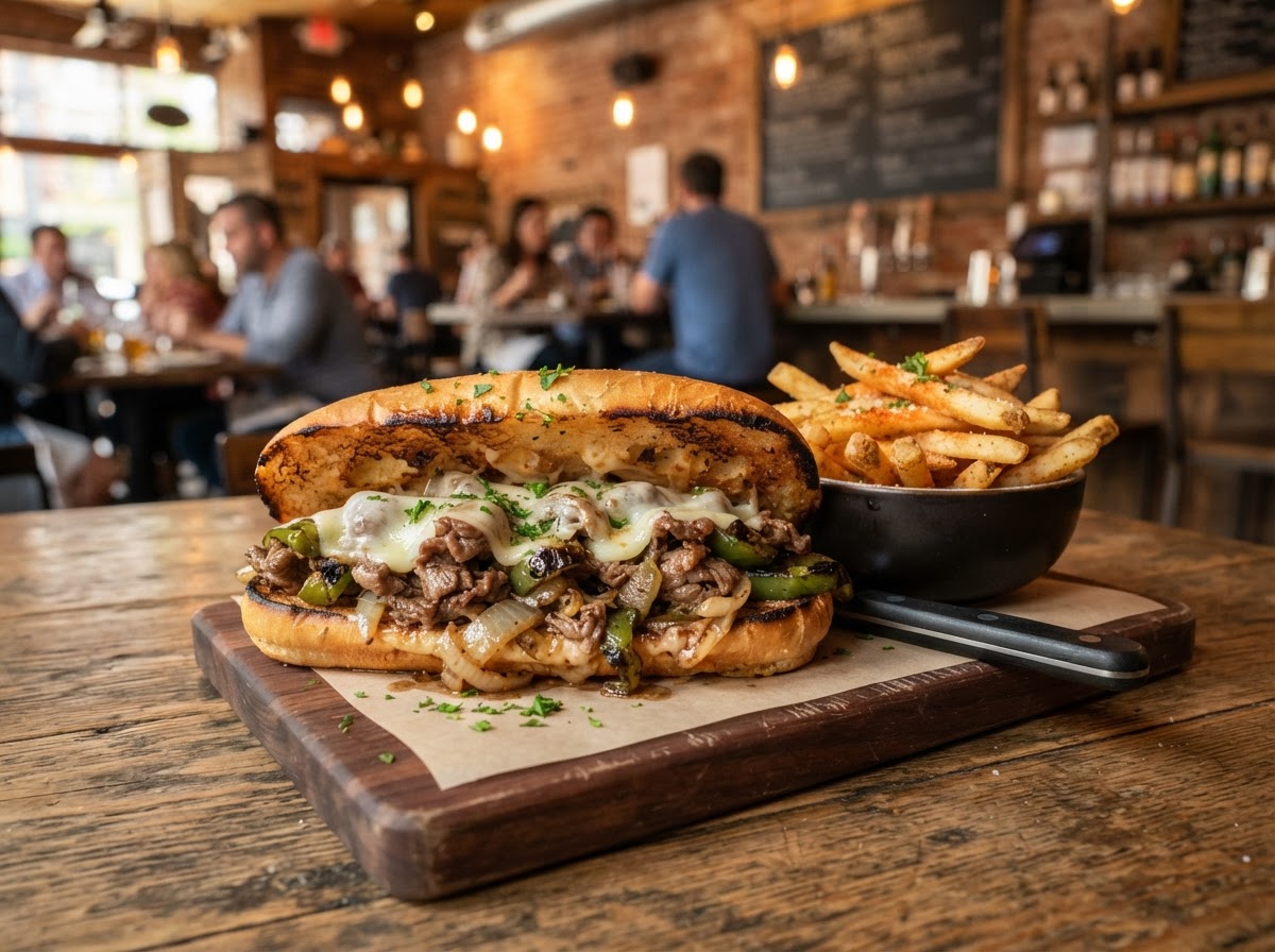 Classic Philly Steak Sandwich from Bàng Bàng Chicken St. Peters — Seafood & Sandwiches