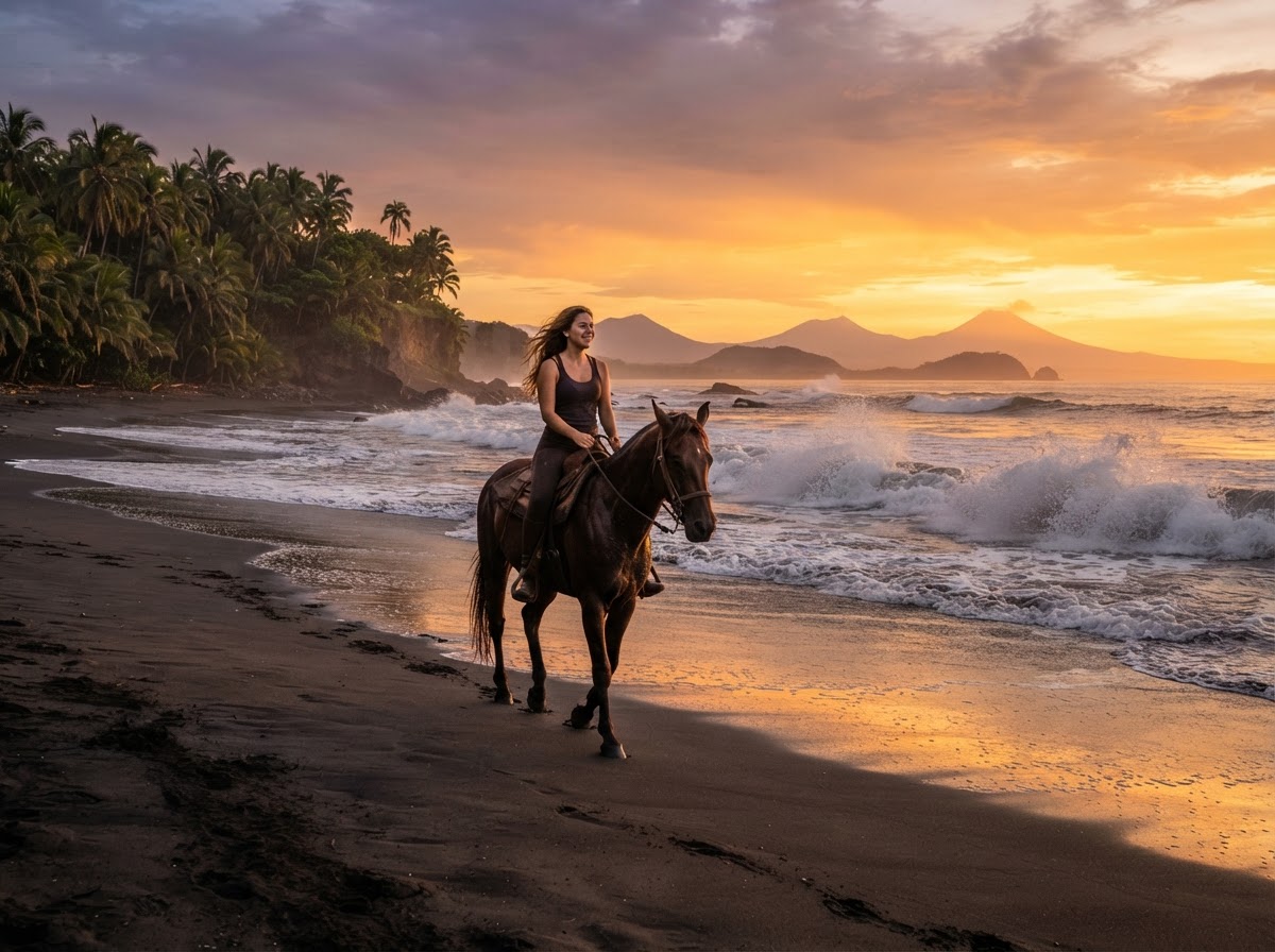 Beach on Horseback