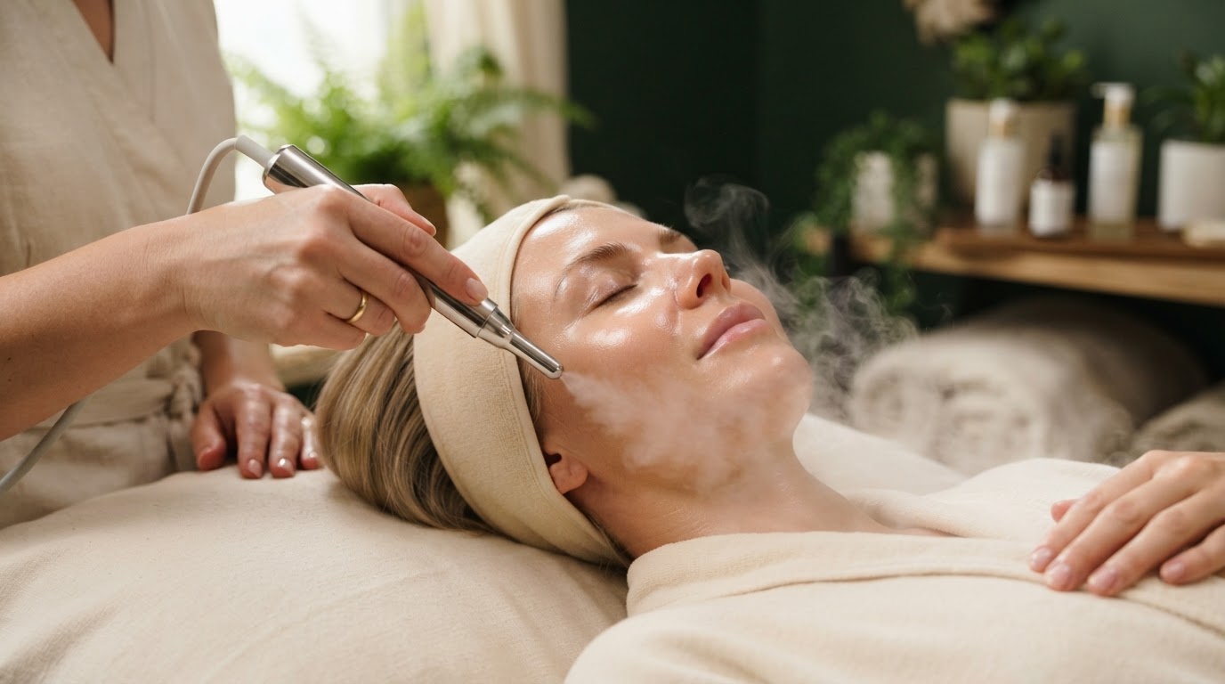 A relaxing facial treatment at ORÉLIA in Scottsdale
