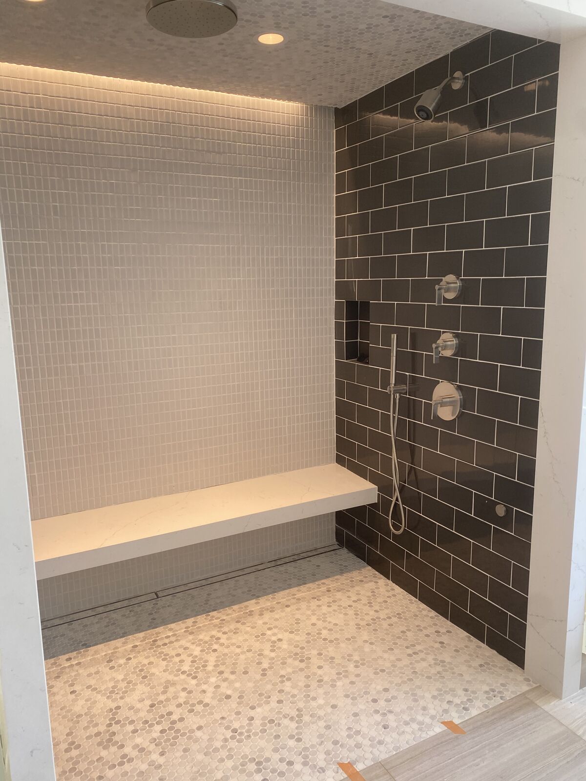 Custom shower and bath tile